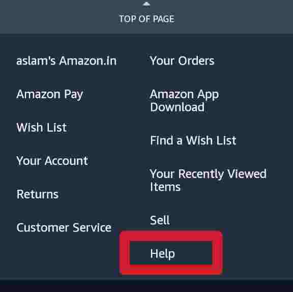 Amazon Help
