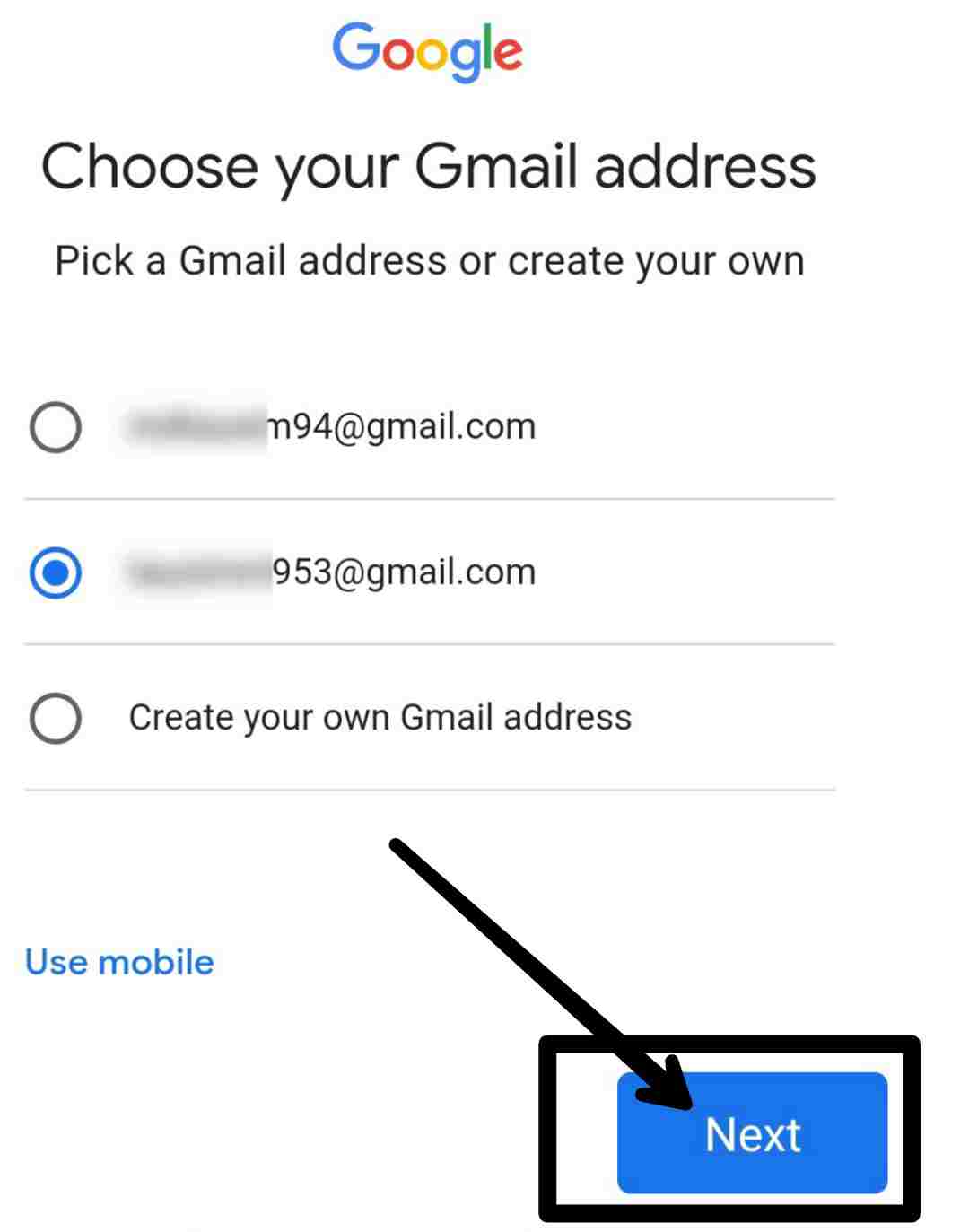 Create-email-address