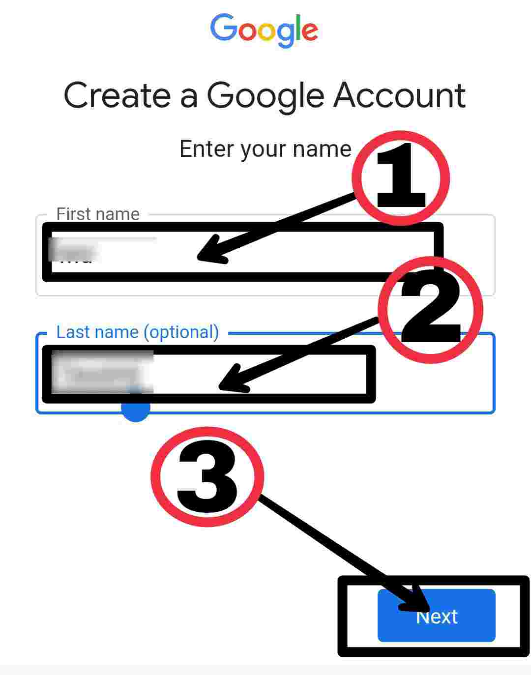 Create-google-account