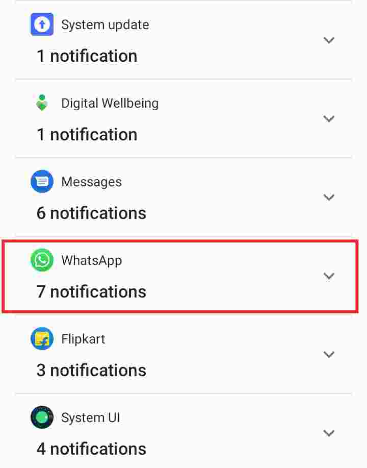 rcover Whatsapp notification