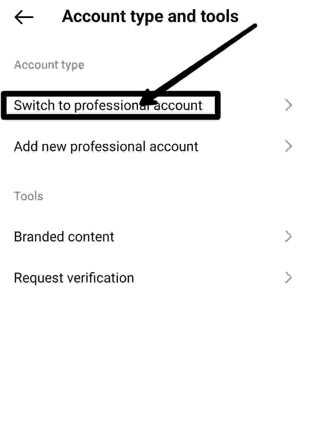 Switch-To-Professional-Account