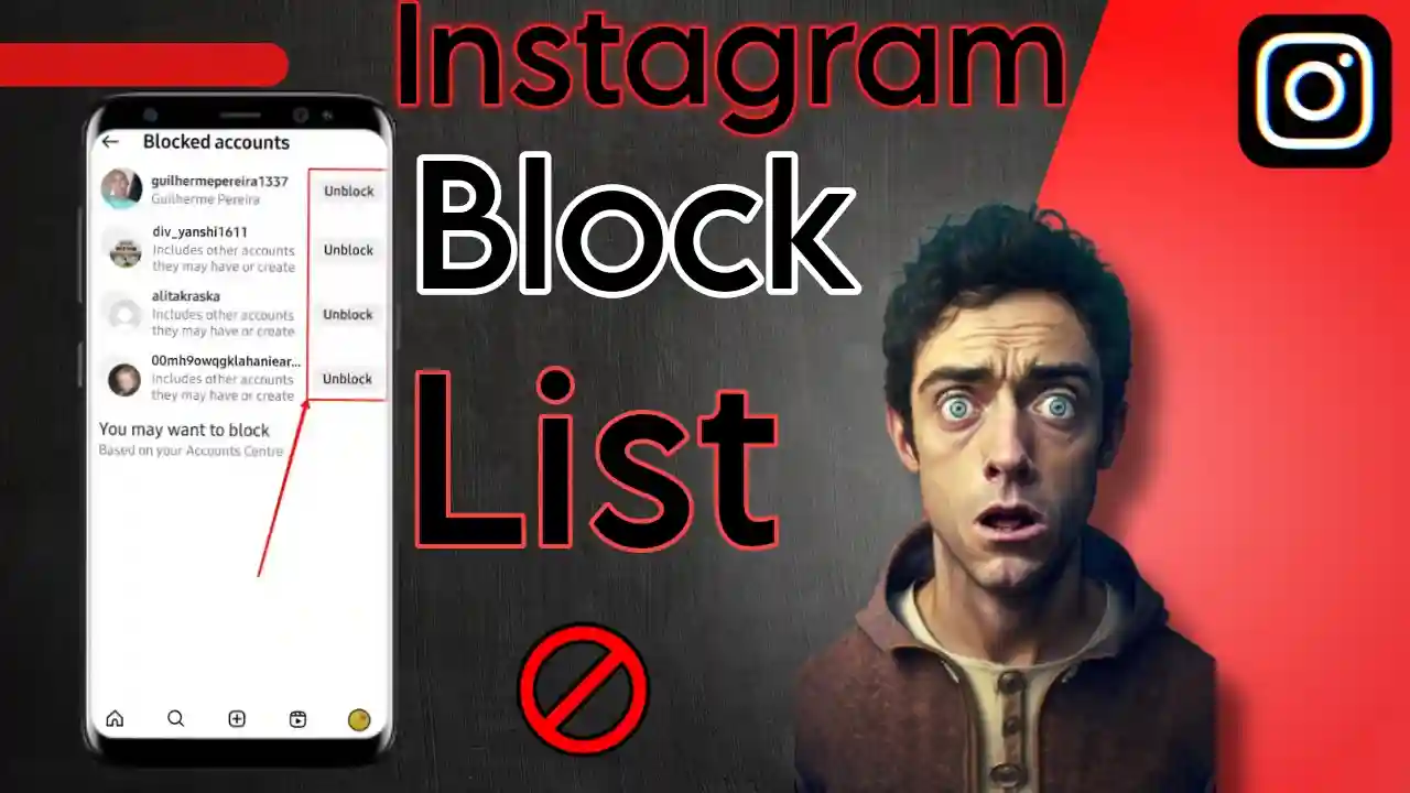 instagram me block list kaise dekhe
